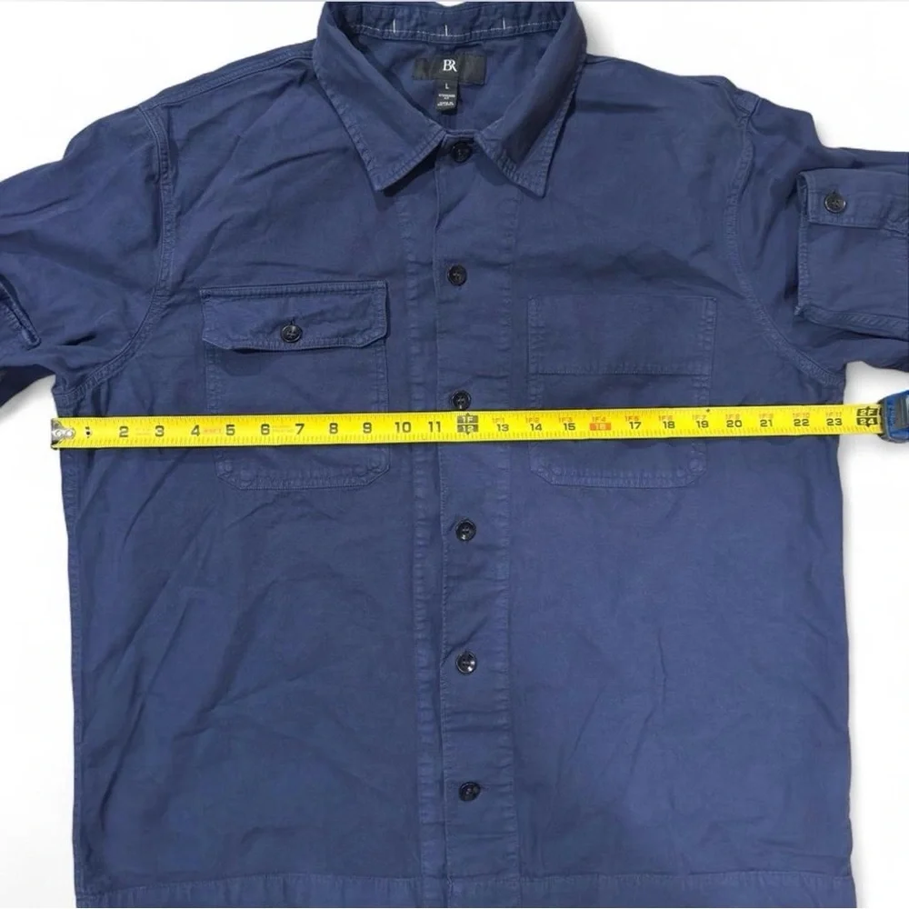 Banana Republic Casual Blue Button Down Sport Shirt Size Men’s Large